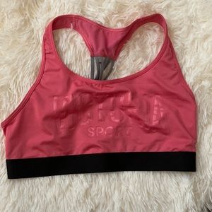 Victoria Sport Pink Criss Cross Sport Bra